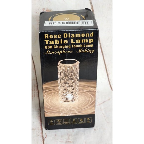 Rose Diamond LED USB Charging Mood Light Multiple Color Remote Lamp - Picture 15 of 16